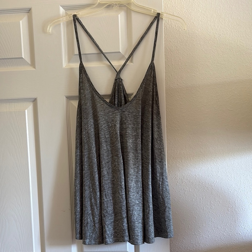 Free People Charcoal Camisole Top